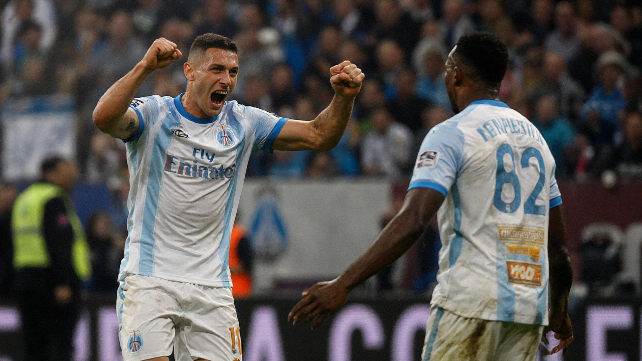Marseille Stuns Strasbourg with Late Comeback to Lead Ligue 1